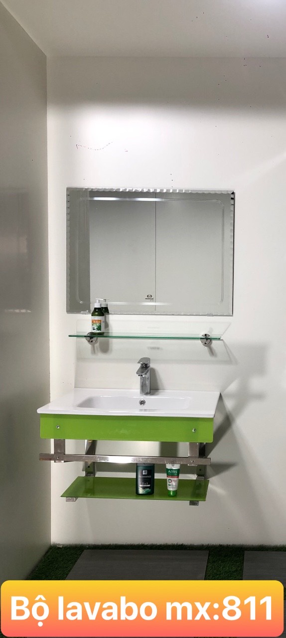 Chậu Lavabo Maxxa 811 - màu xanh